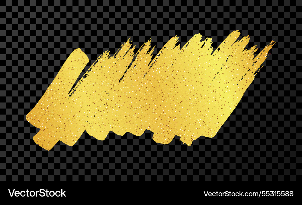 Scribble mit einem Goldmarker Vektorbild
