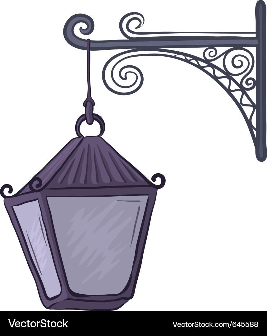 Vintage Lantern Vector Image