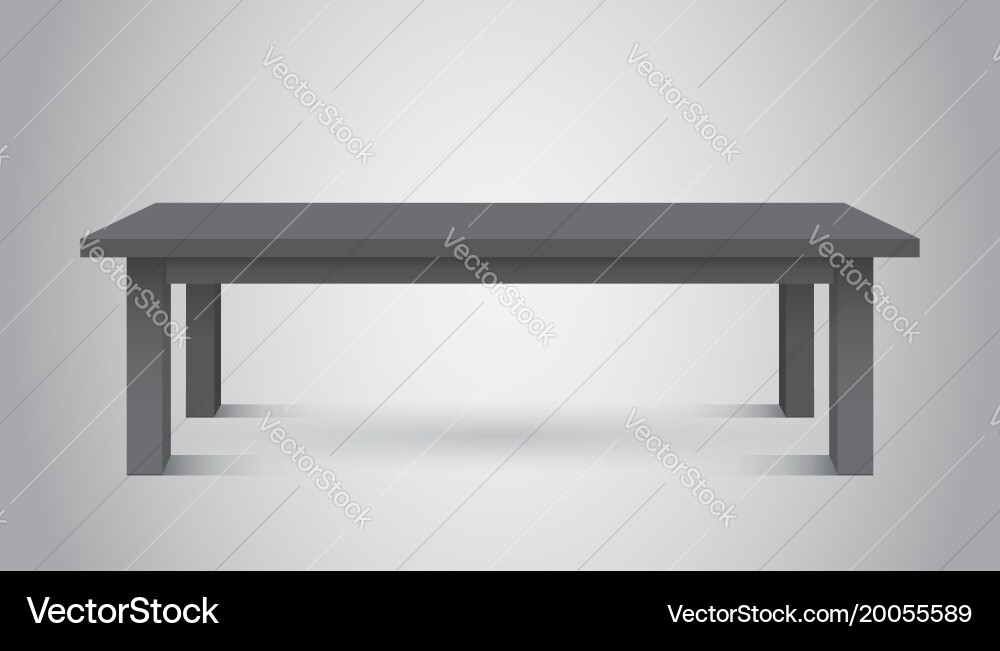 3d table for object presentation empty dark top Vector Image
