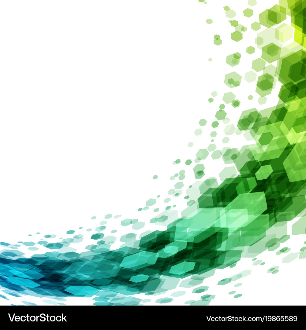 Abstract Hexagon Background Vector Image