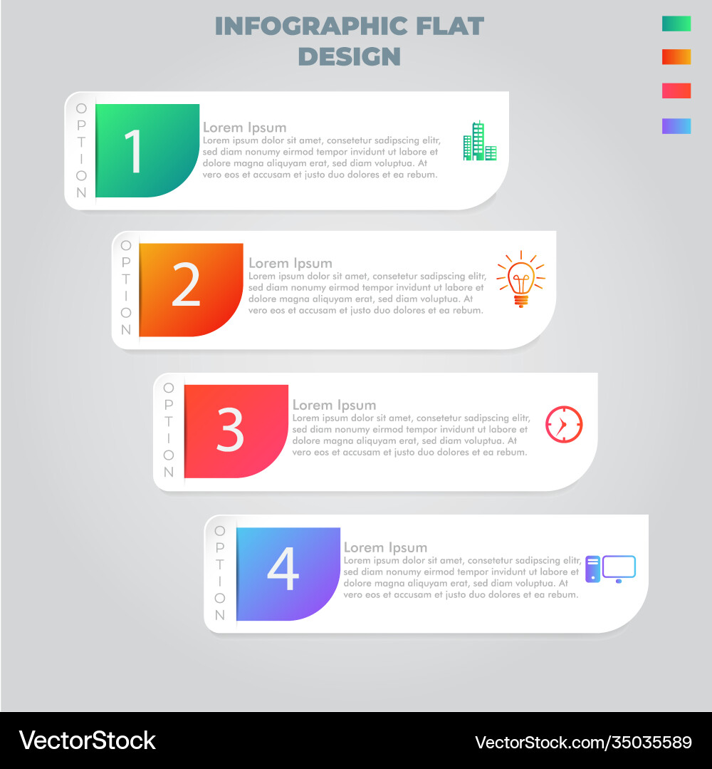 Business data visualization process chart Business data visualization process chart Vector Image