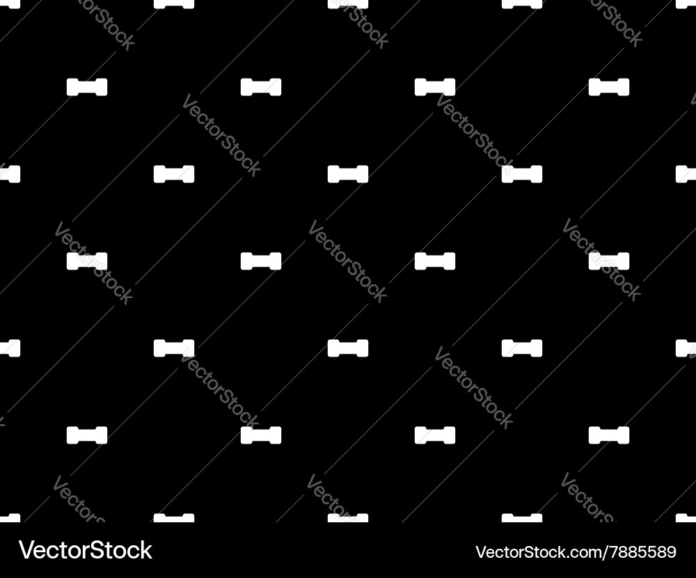 Dumbbell seamless pattern vector image