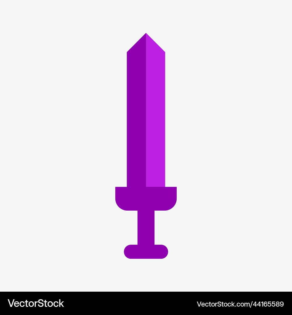 Knife symbol sword icon template for web computer Vector Image