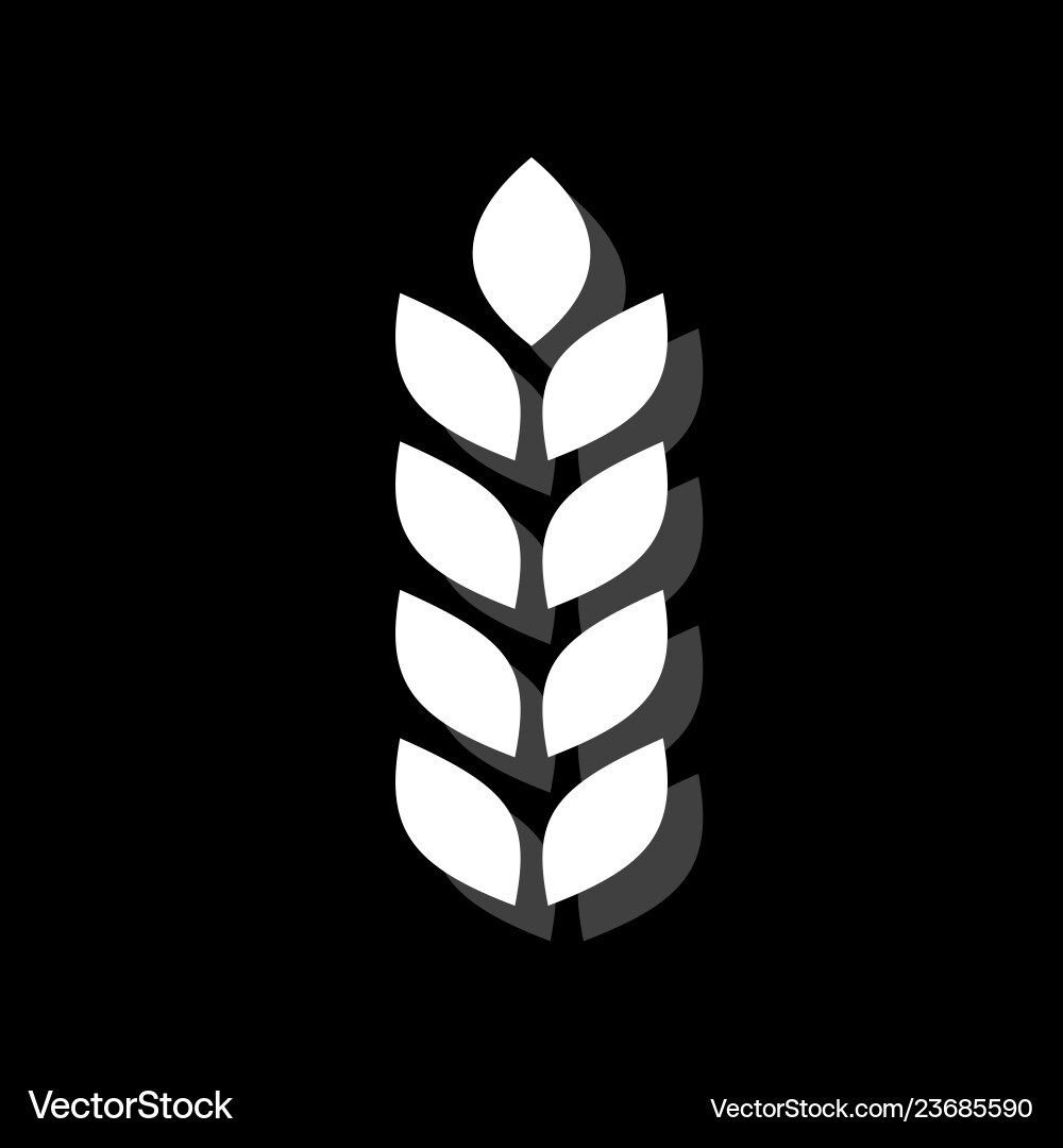 Agriculture icon flat – Royalty-Free Vector | VectorStock, image size:1000x1080