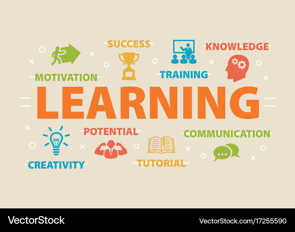 Education & Learning Icons vector image