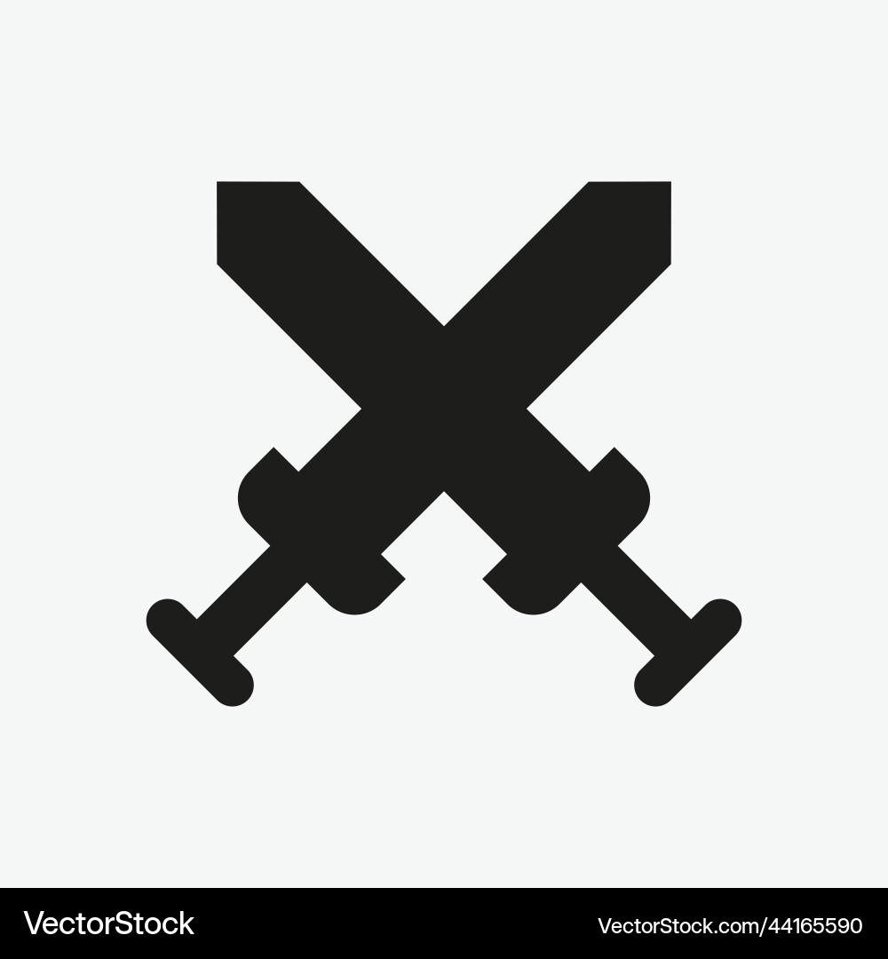 Knife symbol sword icon template for web computer Vector Image