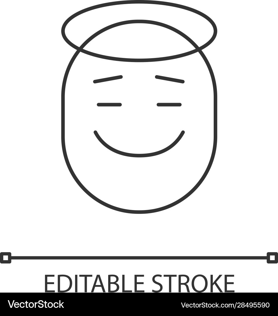 Linear icon thin line contour symbol isolated Vector Image