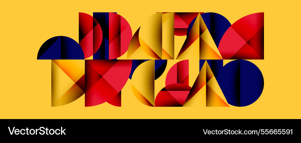Abstract geometric pattern with intersecting Abstract geometric pattern with intersecting Vector Image