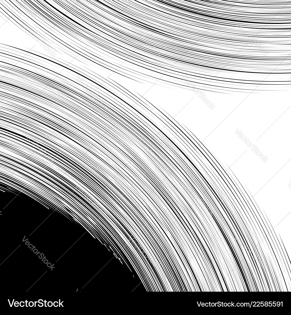 Abstract graphics with circular spiral distortion Vector Image