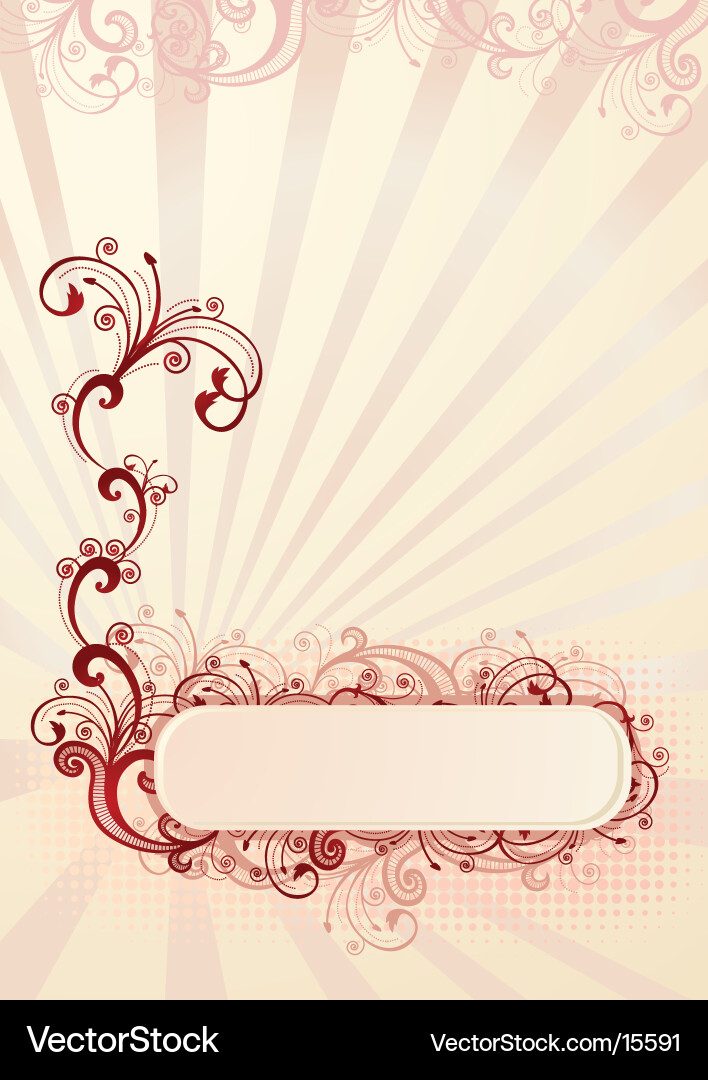 Floral Frame Border Royalty Free Vector Image - VectorStock
