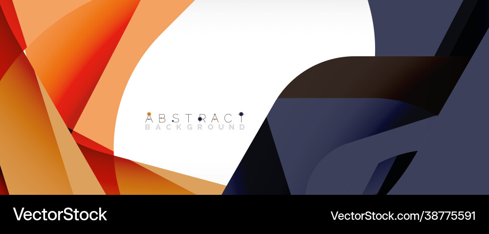 Geometric abstract background - multicolored Vector Image