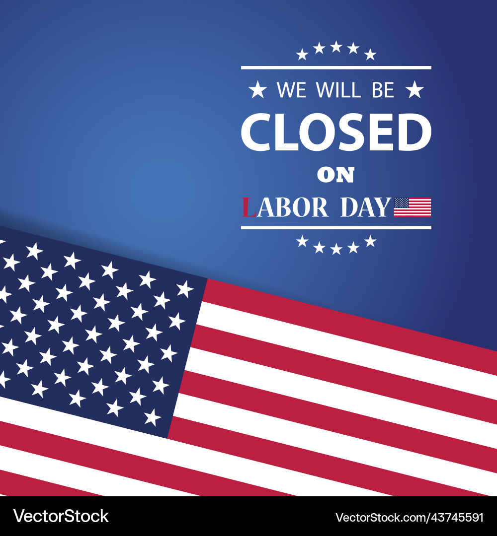 Labor Day Celebration Background Vector Image