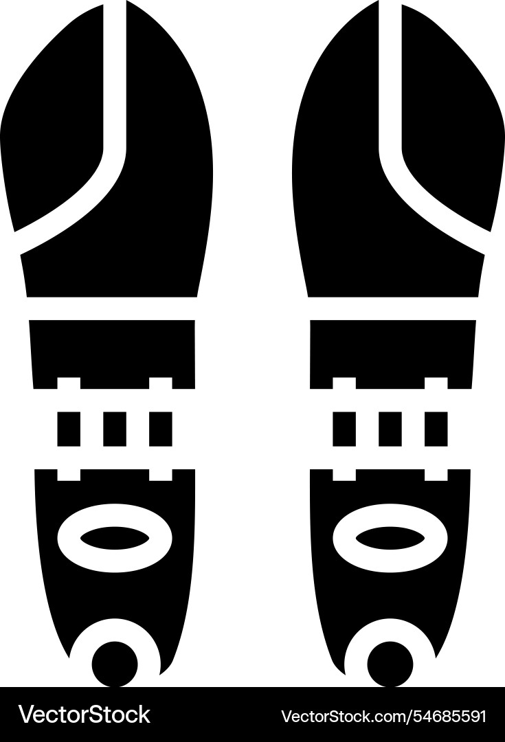 Schuhe Bäume Kleidung Pflege Glyph Ikone Schuhe Bäume Kleidung Pflege Glyph Ikone vektorbild