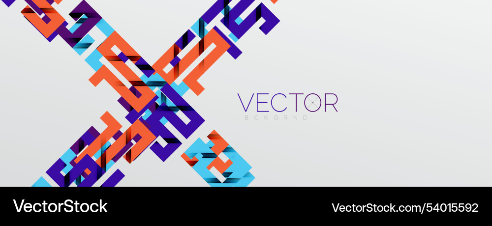 Color bend lines with shadow texture effect Vector Image
