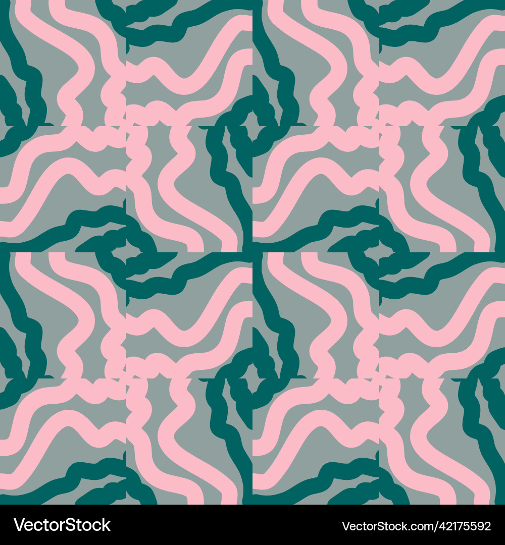 Cute abstract seamless pattern with messy Vector Image