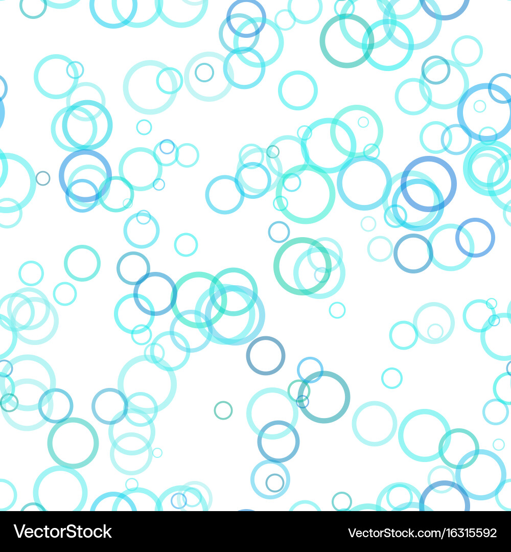 Seamless chaotic circle pattern background - from Vector Image