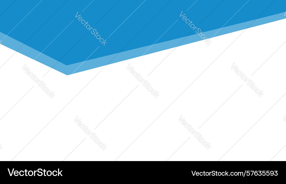 Abstract header template with layered blue wave vector image