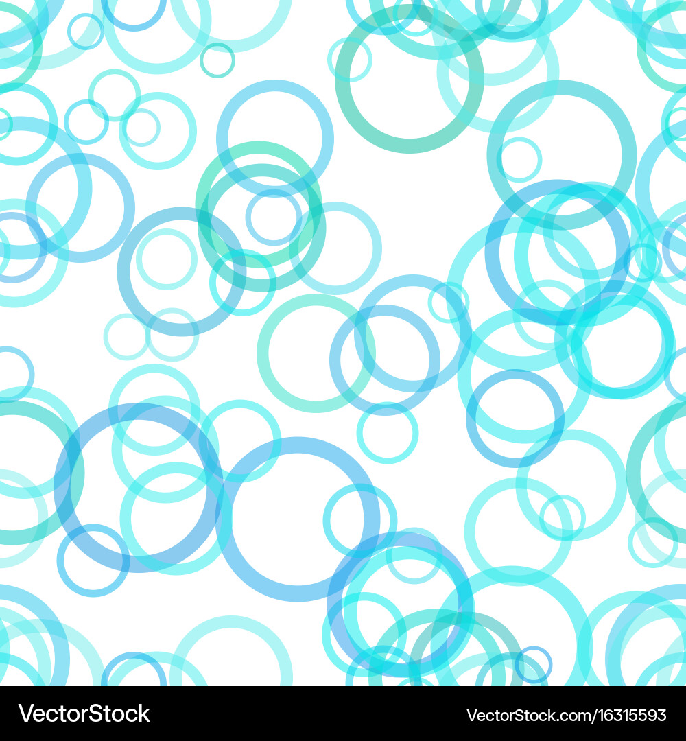 Seamless geometric circle pattern background Vector Image