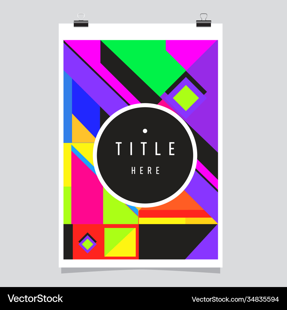 Abstract colorful geometric pattern background Abstract colorful geometric pattern background Vector Image