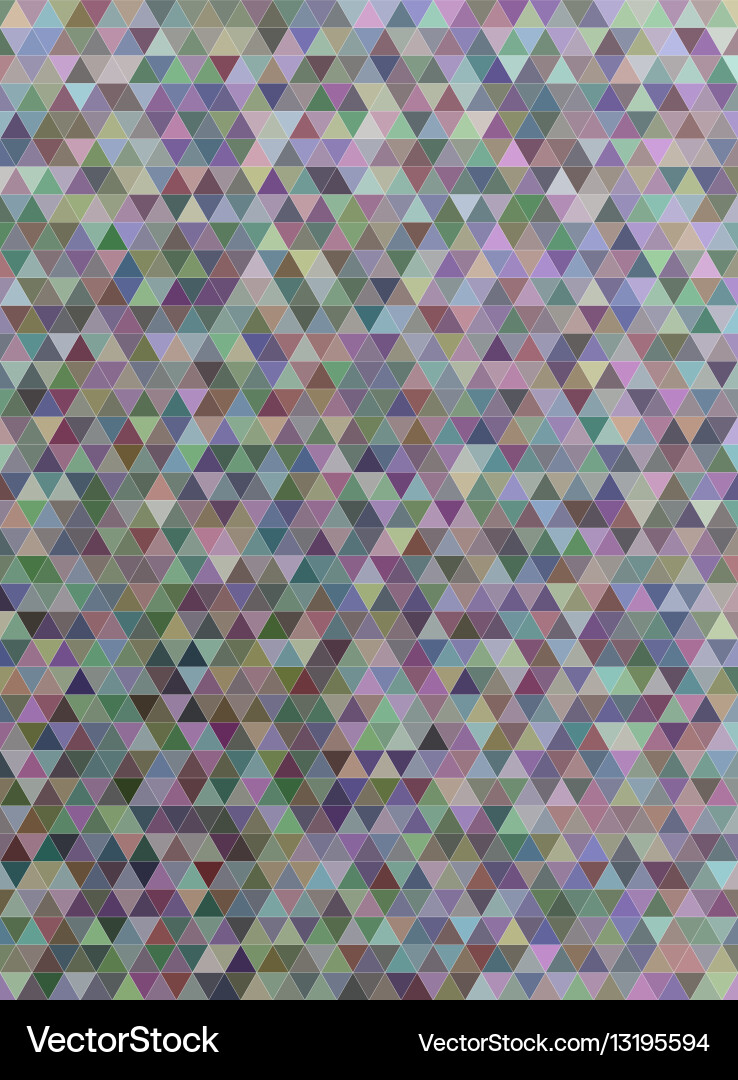 Abstract triangle mosaic background design Vector Image