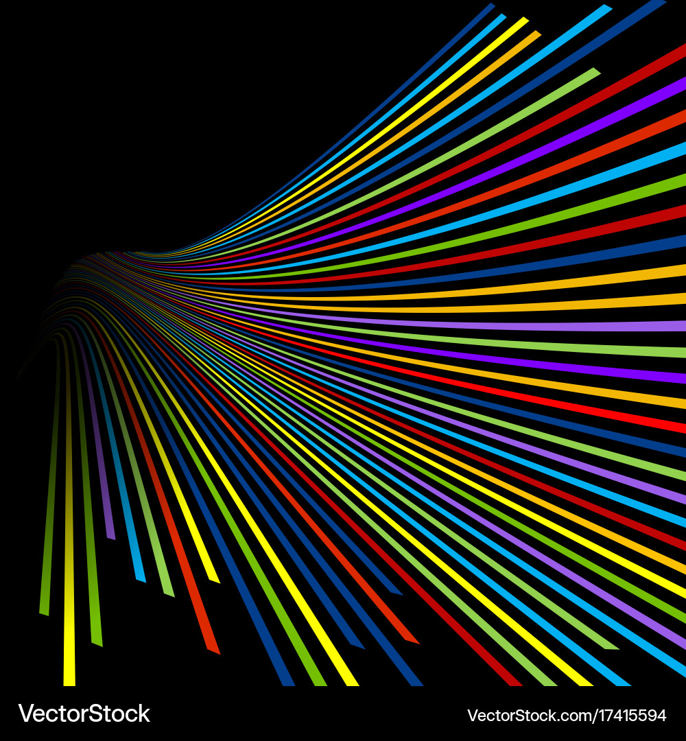 Dynamic Wavy Lines Background vector image