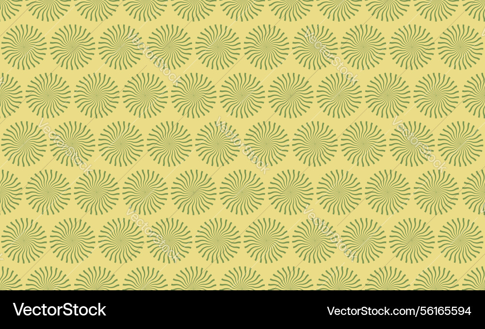 Elegant repeating sunburst pattern in muted Vector Image