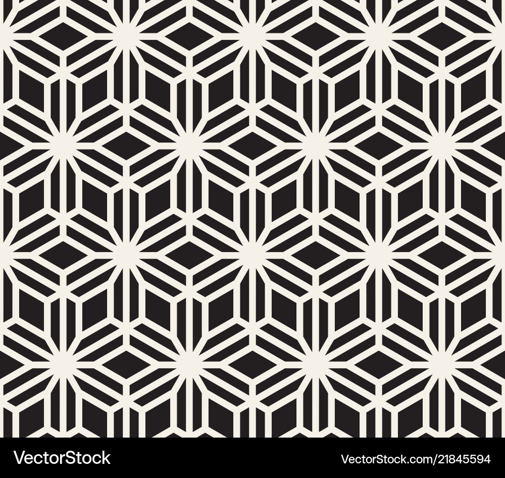 Geometric Lattice Pattern Vector Image