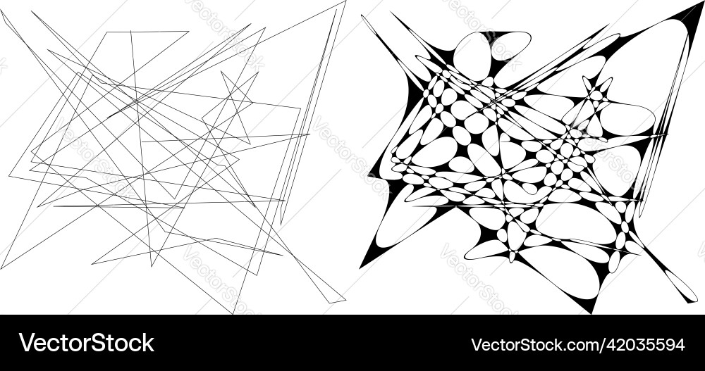 Matching pair of edgy geometric angular Matching pair of edgy geometric angular Vector Image