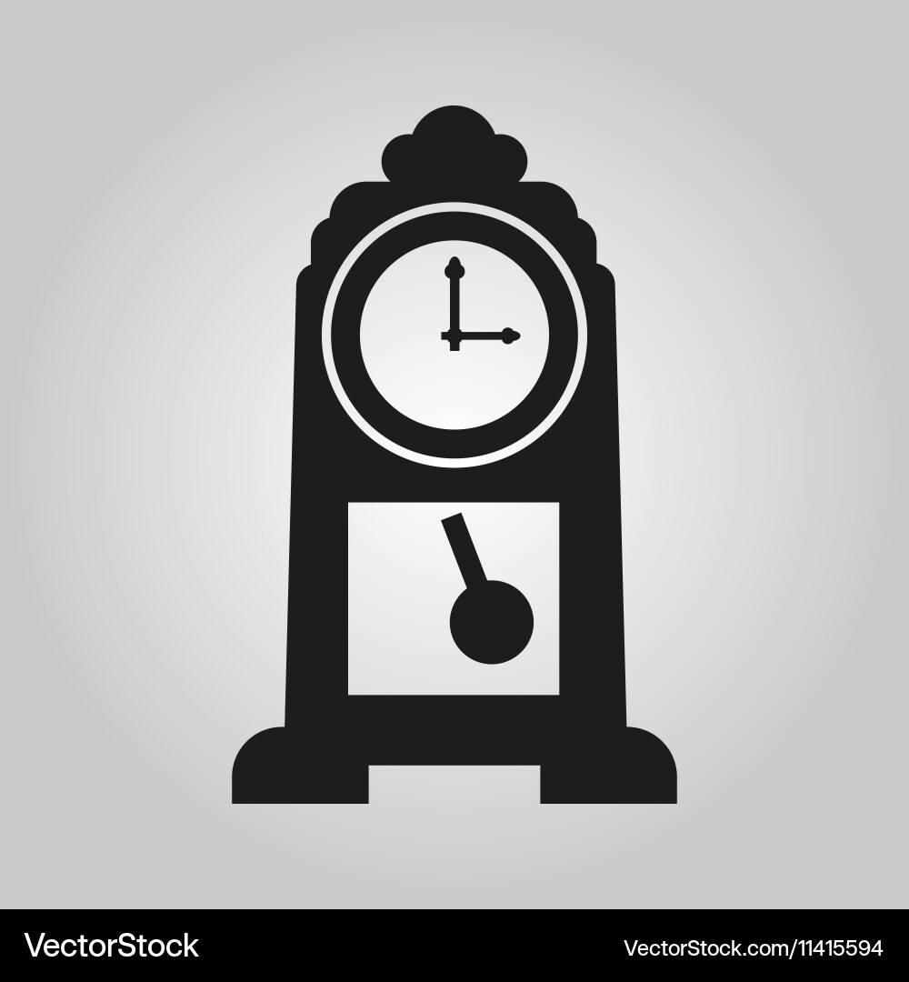 Time icon and watch timer symbol ui web Vector Image