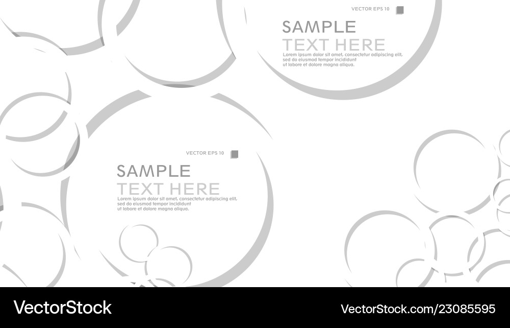 Abstract background with circles Abstract background with circles Vector Image