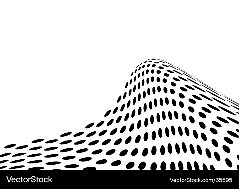 Abstract Wave Pattern Vector Image
