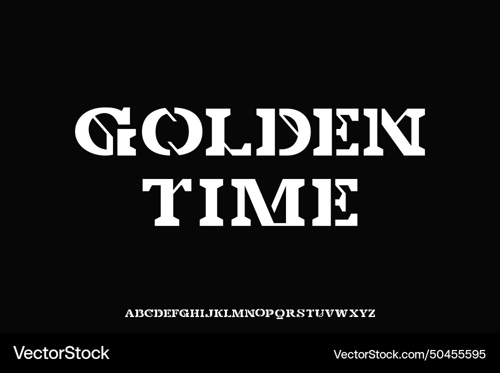 Display alphabet font design suitable Display alphabet font design suitable vector image