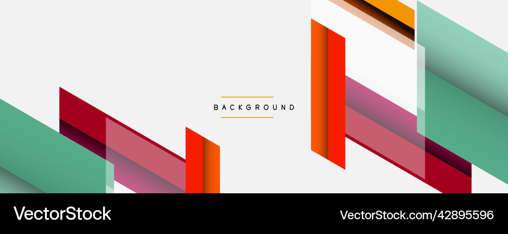 Background abstract overlapping color Vector Image