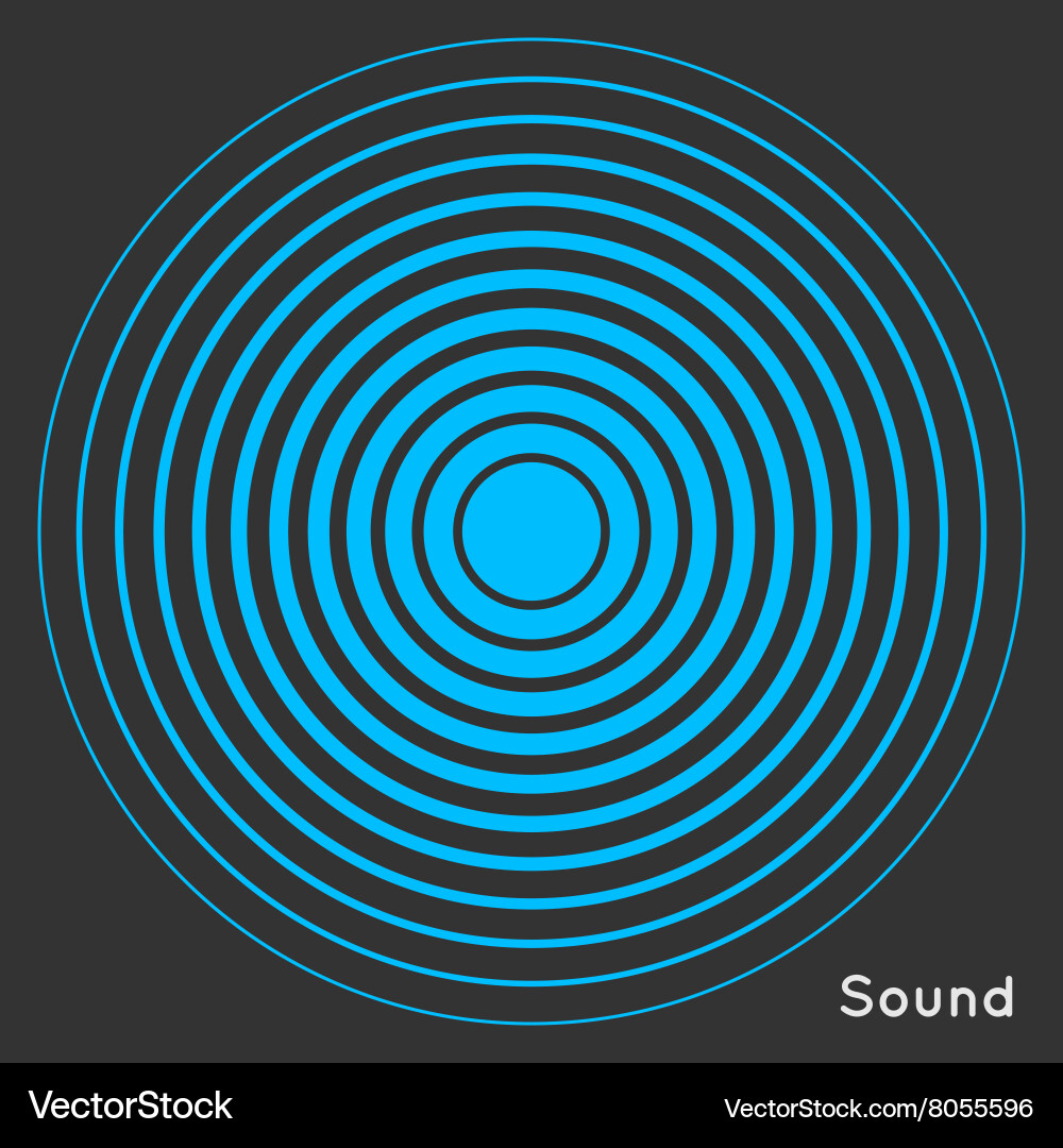 Concentric Circles - Radial Wave – Royalty-Free Vector | VectorStock, image size:1000x1080