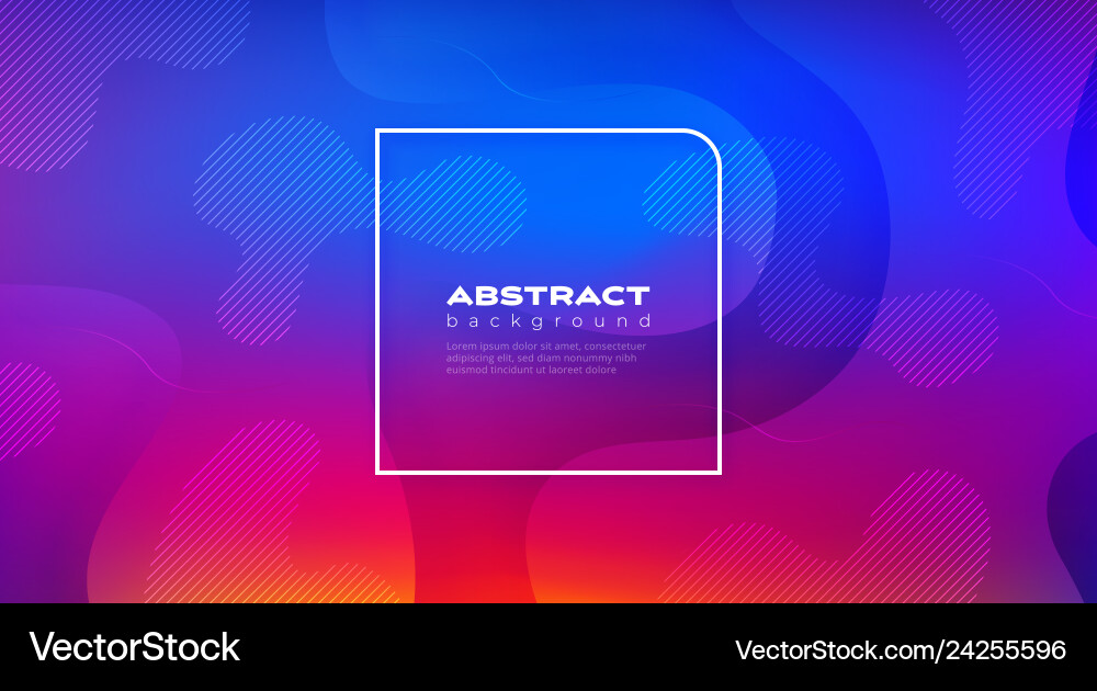 Liquid color background design fluid gradient vector image
