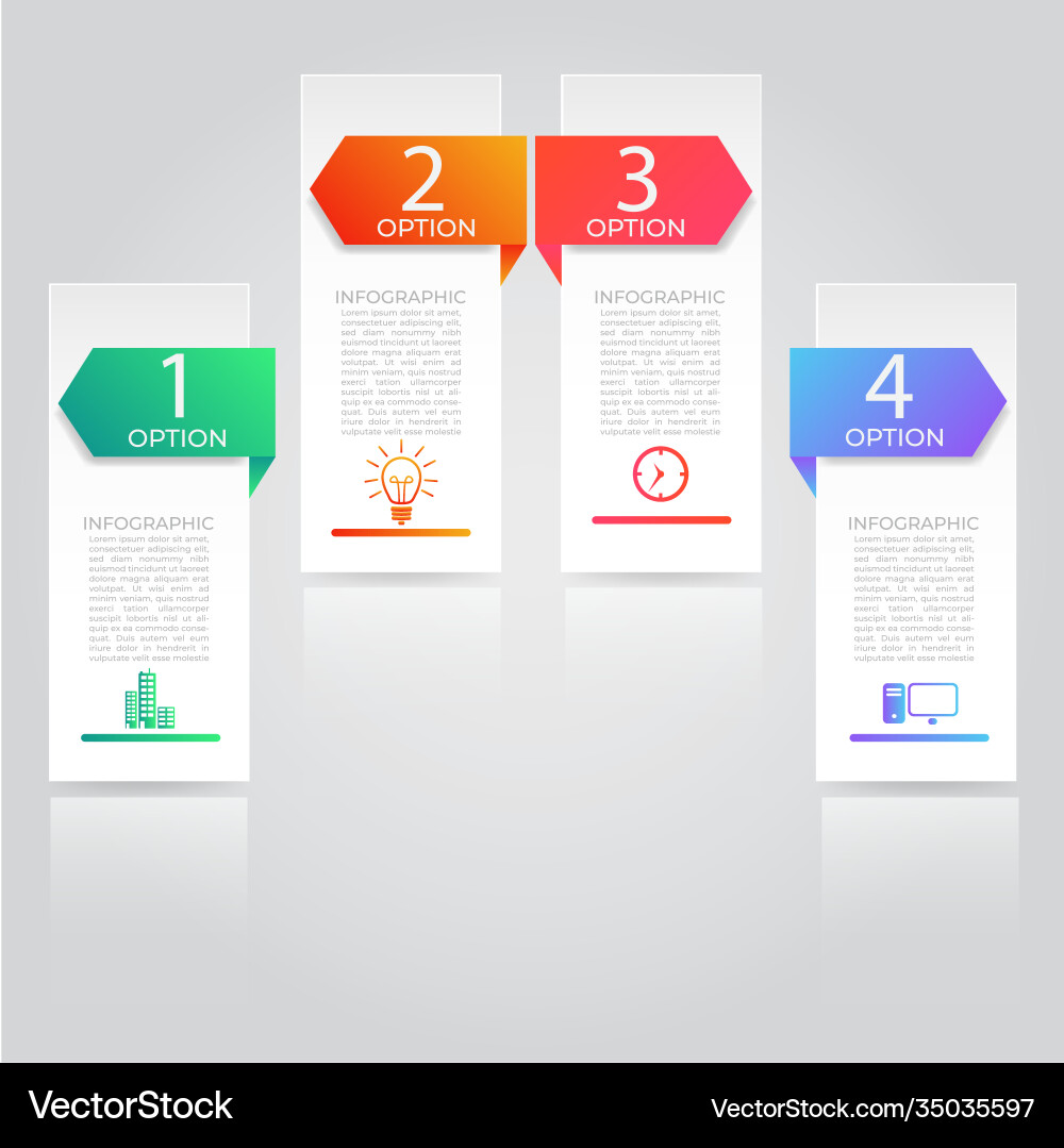 Business data visualization process chart Vector Image