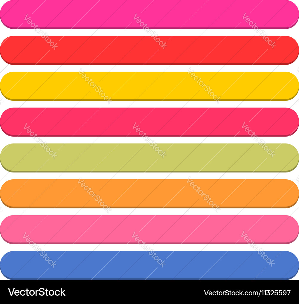 Flat blank icon empty internet color button Vector Image