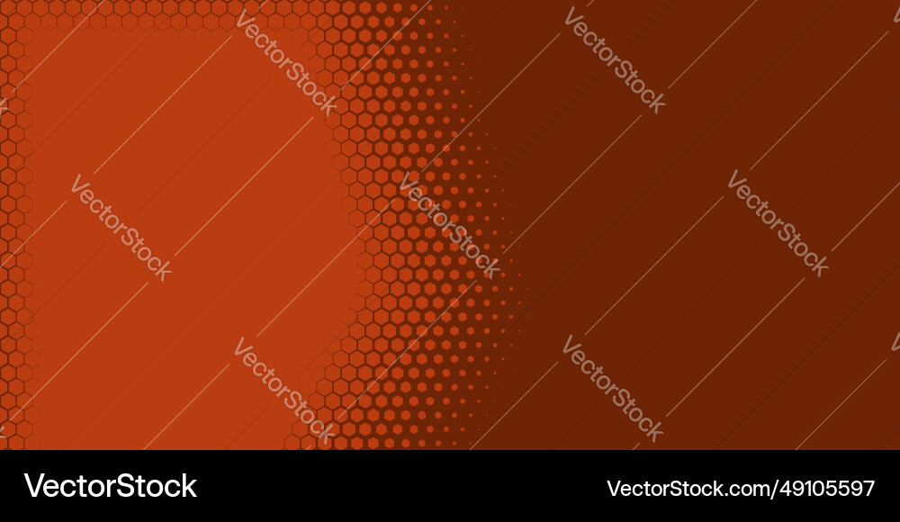 Geometric abstract hexagon two color background Vector Image