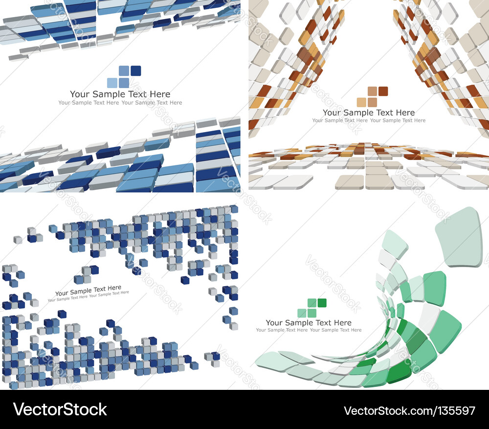 Geometric Checkerboard Pattern vector image