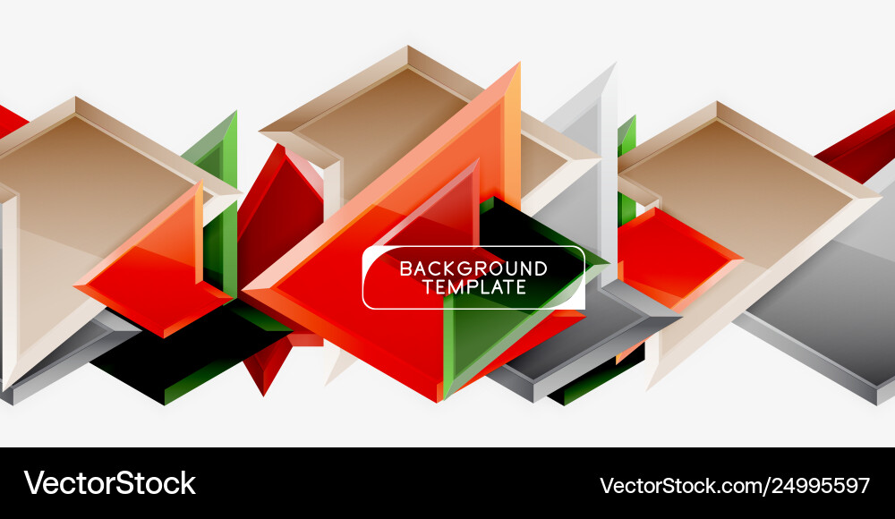 Minimal geometrical triangles with 3d effect Minimal geometrical triangles with 3d effect Vector Image