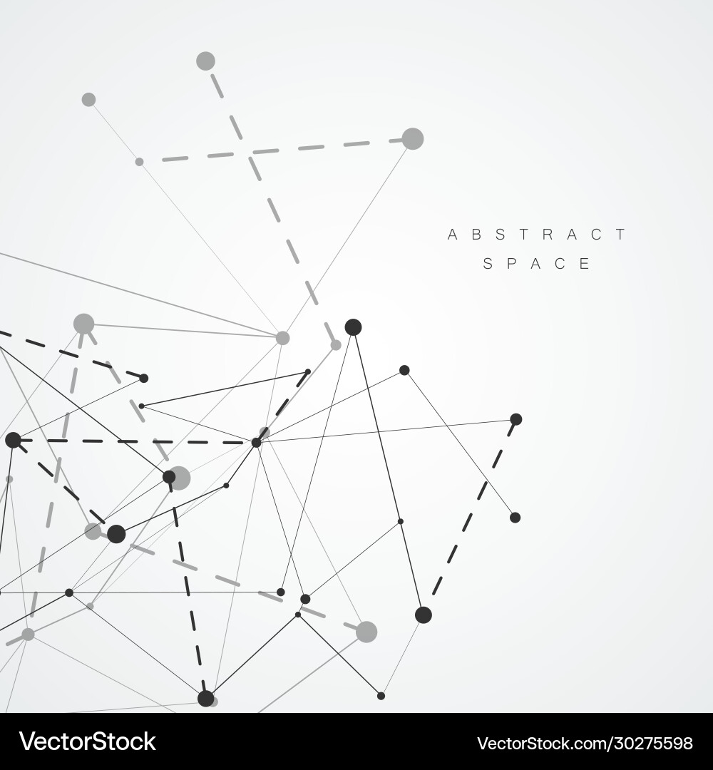 Abstract connecting dots and lines technology Abstract connecting dots and lines technology Vector Image