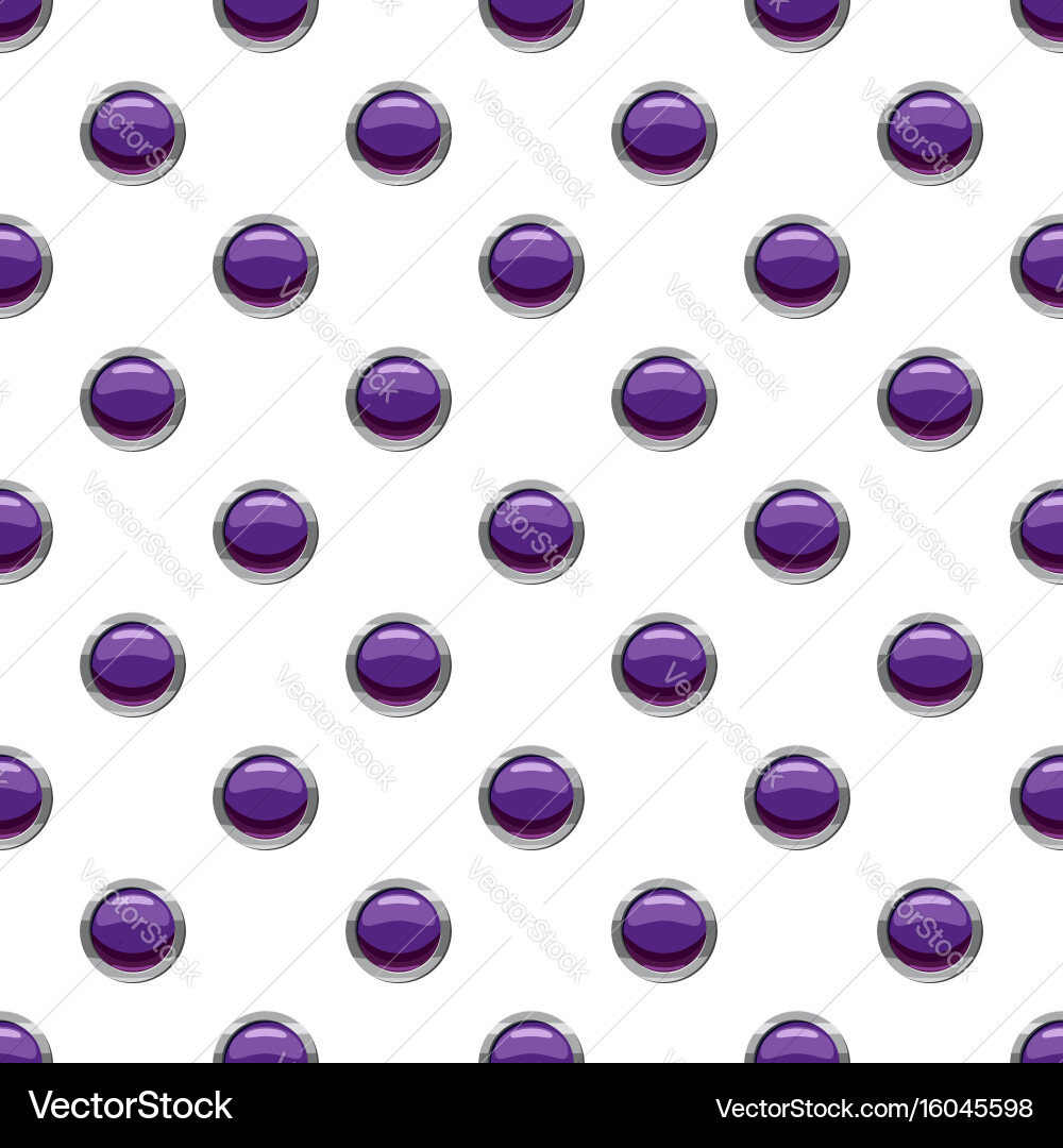 Purple button pattern vector image