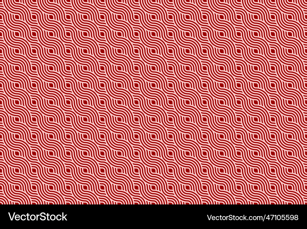 Seamless circle round texture on red background Vector Image