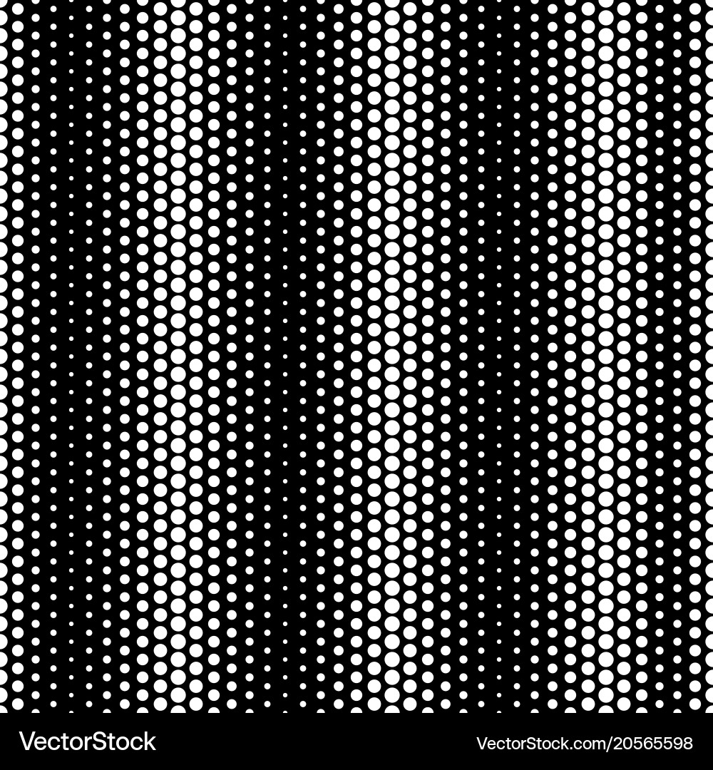 Seamless wallpaper pattern with dotted circles Vector Image