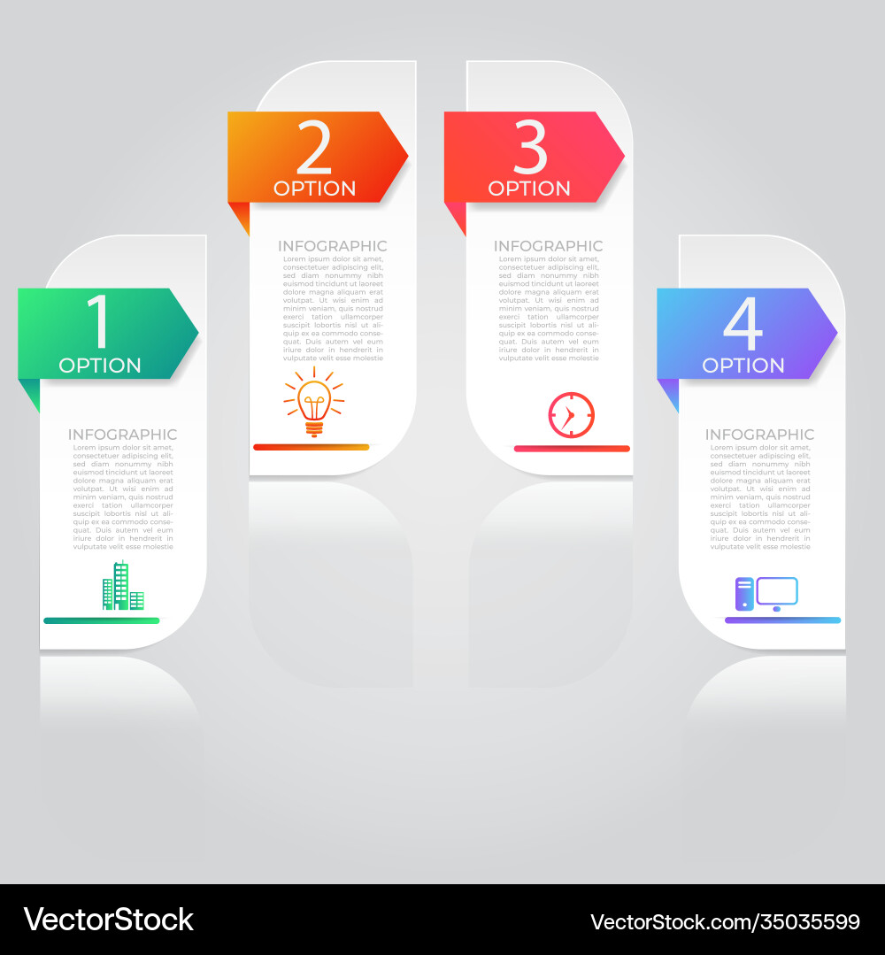 Business data visualization process chart Business data visualization process chart Vector Image