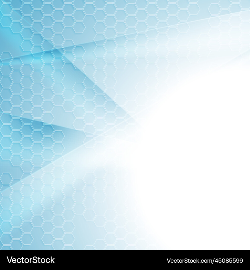 Light blue tech minimal abstract background Vector Image