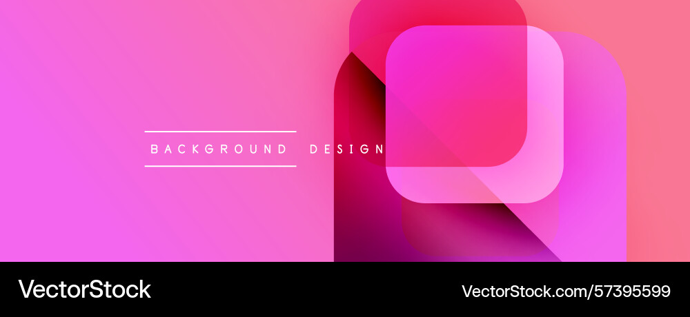 Pink gradient background features overlapping Pink gradient background features overlapping Vector Image