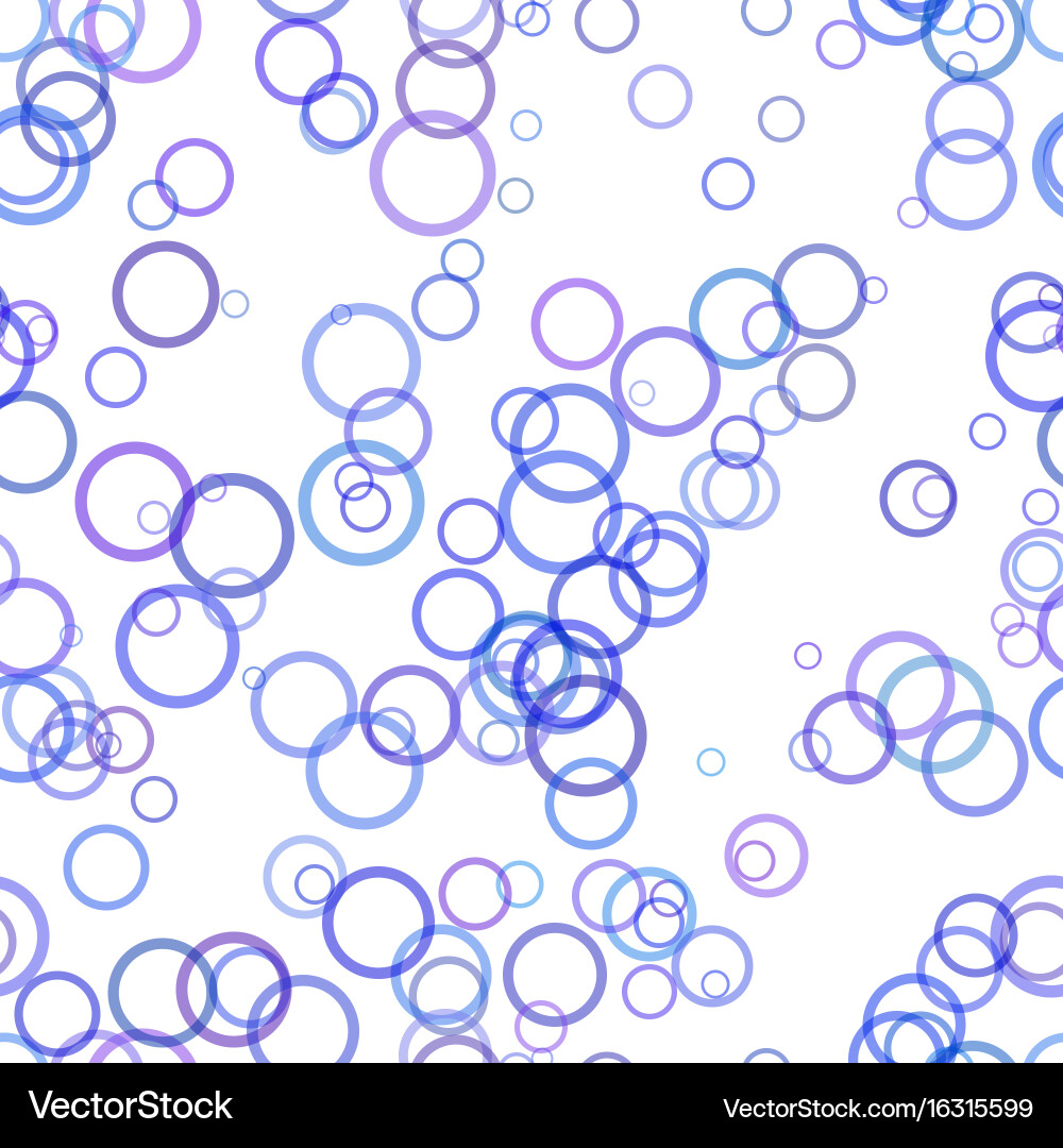 Seamless geometrical circle pattern background Vector Image