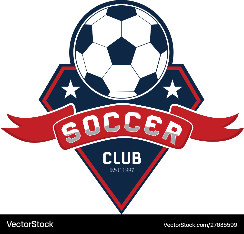 Soccer logo Vector Image