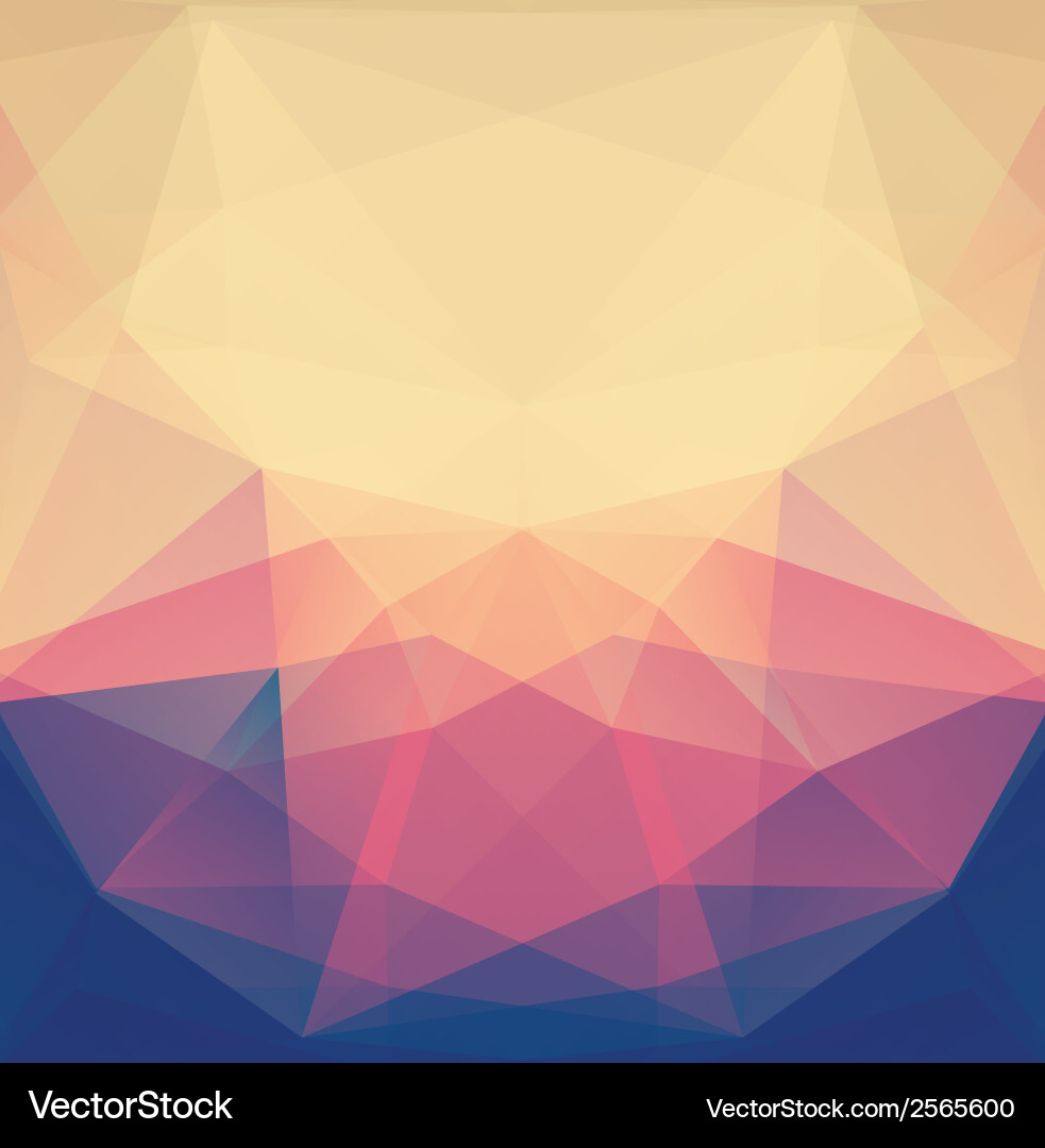 Abstract geometric triangular background Vector Image